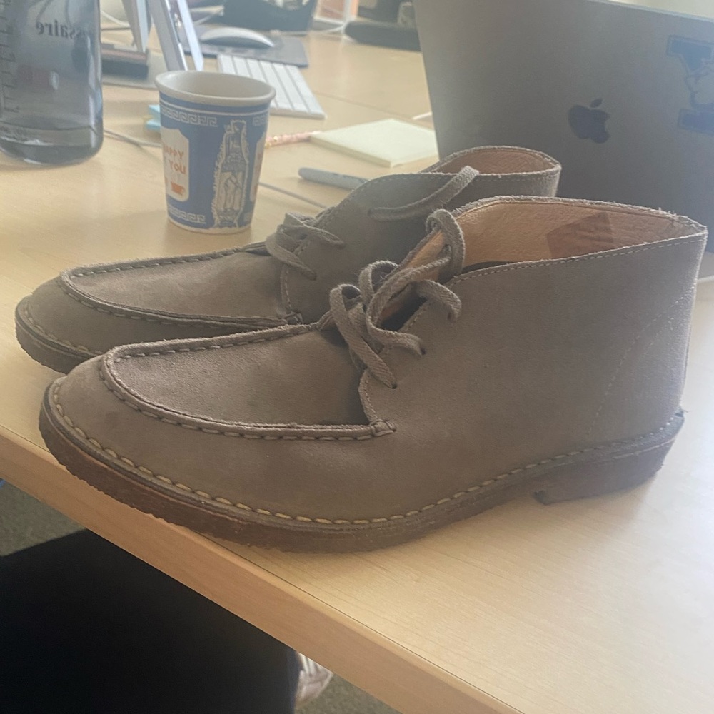 J. Crew Men’s Leather Chukka Boots
